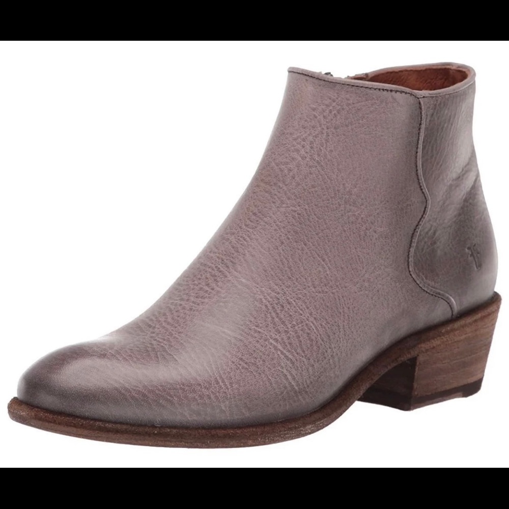 Frye NWT leather graphite booties